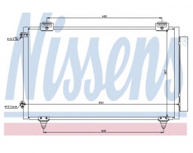 Radiator AC Nissens  940299
