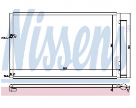 Radiator AC Nissens  940047