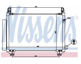 Radiator AC Nissens  940085