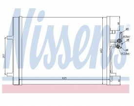 Radiator AC Nissens  940088
