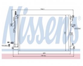 Radiator AC Nissens  940089