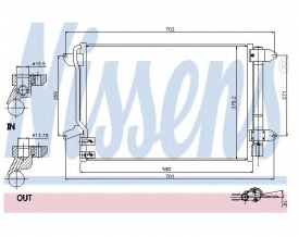 Radiator AC Nissens  940238