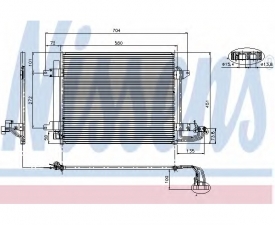 Radiator AC Nissens  94690