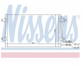 Radiator AC Nissens  94258