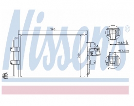 Radiator AC Nissens  94522
