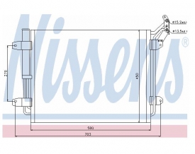 Radiator AC Nissens  940138