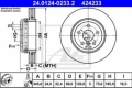 Set 2 discuri frana spate ATE 24.0124-0233.2