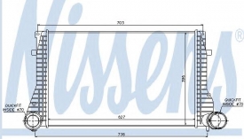 Intercooler Nissens 96633