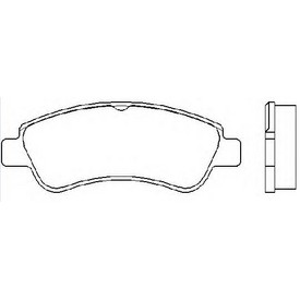 Set placute frana TEXTAR
