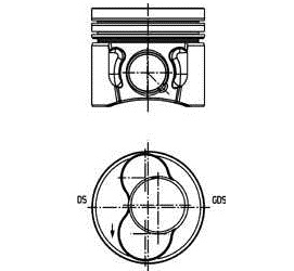 Piston Kolbenschmidt 40422600