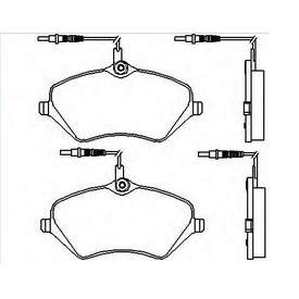 Set placute frana TEXTAR