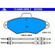 Set placute frana fata ATE 13.0460-3956.2