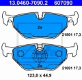 Set placute frana spate ATE 13.0460-7090.2