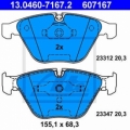 Set placute frana fata ATE 13.0460-7167.2