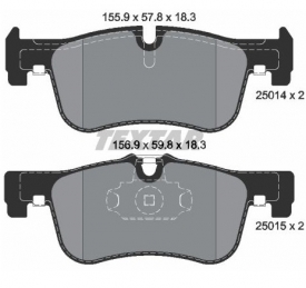 Placute frana Textar 2501401