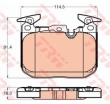 Placute frana TRW GDB2031