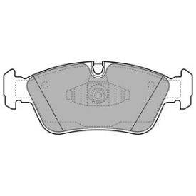Set placute frana fata Delphi LP1925