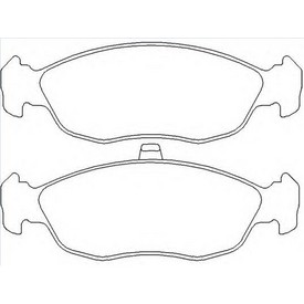 Set placute frana TEXTAR