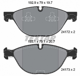 Placute frana Textar 2417201