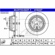 Set 2 discuri frana spate ATE 24.0110-0227.1