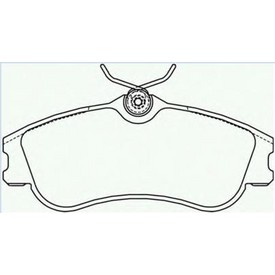 Set placute franat TEXTAR