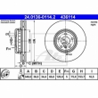 Disc frana dreapta fata ATE 24.0136-0114.2