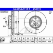 Disc frana stanga fata ATE 24.0136-0115.2