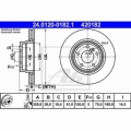 Set 2 discuri frana spate ATE 24.0120-0182.1