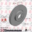 Set discuri frana fata Zimmermann 150.3449.20