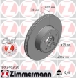 Set discuri frana fata Zimmermann 150.3403.20