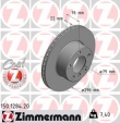 Set discuri frana fata Zimmermann 150.1284.20