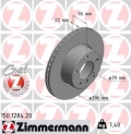 Set discuri frana fata Zimmermann 150.1284.20