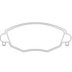 Set placute frana TEXTAR