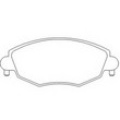 Set placute frana TEXTAR