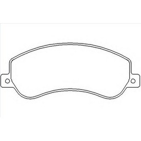 Set placute frana TEXTAR