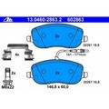 Set placute frana fata ATE 13.0460-2863.2