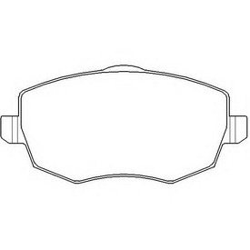 Set placute franat TEXTAR