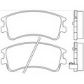 Set placute frana TEXTAR