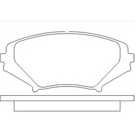 Set placute frana TEXTAR