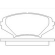 Set placute frana TEXTAR
