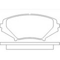 Set placute frana TEXTAR