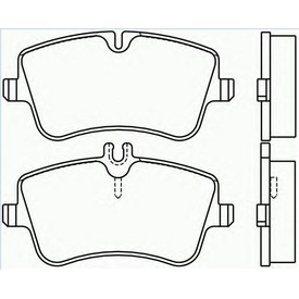 Set placute frana TEXTAR