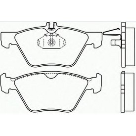 Set placute frana TEXTAR