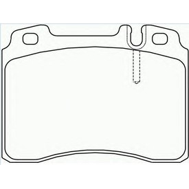 Set placute frana TEXTAR